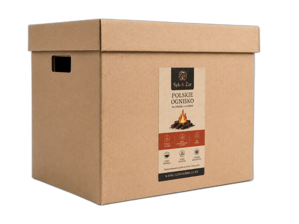 Drewno do ogniska - Box Polskie Ognisko Sęk & Żar